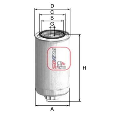 Filtru combustibil SOFIMA S 0999 NR