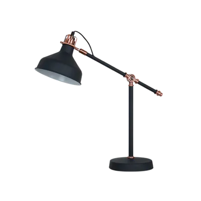 Veioza John 1xe27 Neagra H600mm