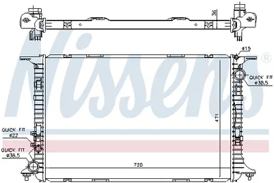 Radiator apa racire motor (transmisie automata manuala) AUDI A8 4.0 intre 2012-2018