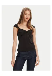 Top pentru dama - Negru/Auriu