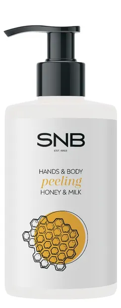 SNB Professional Peeling pentru mâini și corp Honey & Milk, 250 ml