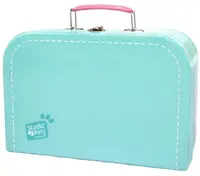 Cutie pentru jucării de pluș Studio Pets - Cu pașaport, 16 cm, turcoaz