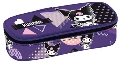 Penar oval Graffiti Kuromi - Popart, 1 fermoar