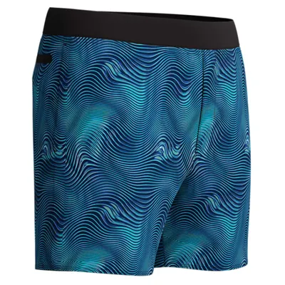 Sort inot barbati Speedo Lookout Printed 16 negru/albastru navy – uscare rapida