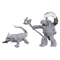 Miniaturi Nepictate D&D Nolzur's Marvelous - Tortle Druid & Wild Shape Giant Lizard