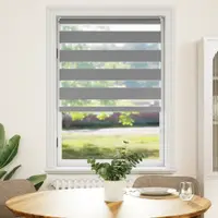 vidaXL Jaluzea Zebră 100,9x175 cm Lățime material 96,7 cm gri