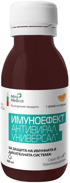 Imunoefect Antiviral Universal sirop, 100 ml, Mirta Medicus
