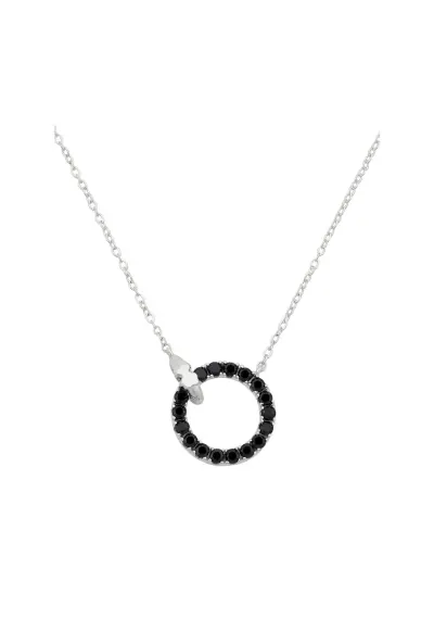 Colier dama argintiu - plastic - One Size INTL
