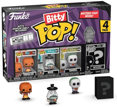 Set mini figurine Funko Bitty POP! Disney: Nightmare Before Christmas - 4-Pack (Series 2)