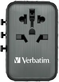 Încărcător Verbatim - UTA-05 GaN III Universal Travel Adapter, negru