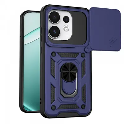 Husa pentru Oppo Reno16 / Reno16 Pro, Techsuit, CamShield, Albastra