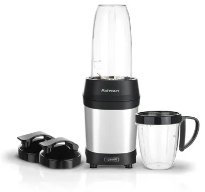 Blender Rohnson - R-5610, 0.95 l, 1200W, argintiu/negru