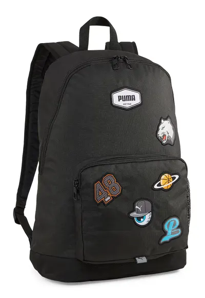 Rucsac cu aplicatii Patch - Negru