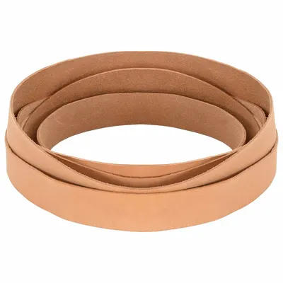 vidaXL Curea Din Piele 1 Maro deschis 200 x 3 cm Piele