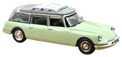 Model de colecționar NOREV Modern: Mașini - Citroen ID 19 Estate 1961 Absinthe