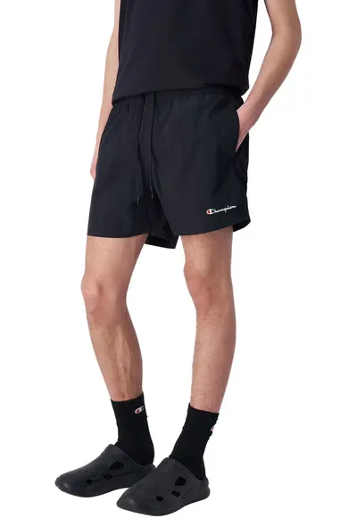 Costum de baie - sort scurt - negru - poliester