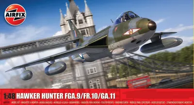 Model asamblat Airfix Militar : Avioane - Hawker Hunter FGA.9/FR.10/GA.11