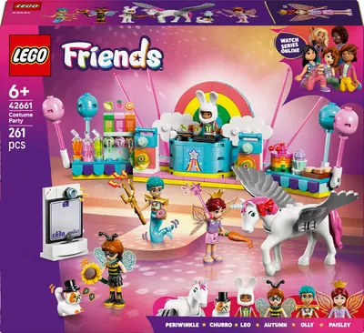 Constructor LEGO Friends - Mascaradă cu unicorn și zână (42661)