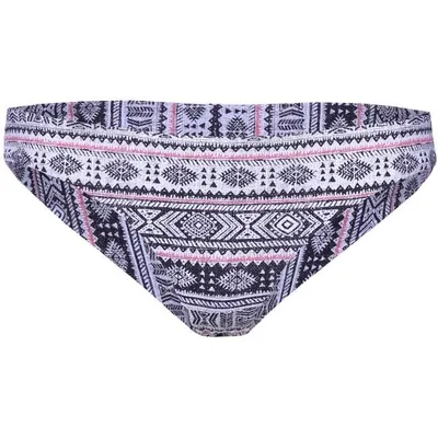 Slip de baie FUNDANGO Hogg Bottom, Alb/Negru, Femei