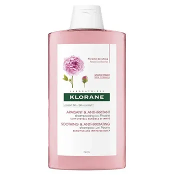 Sampon cu extract de bujor pentru scalp iritat, 200ml, Klorane