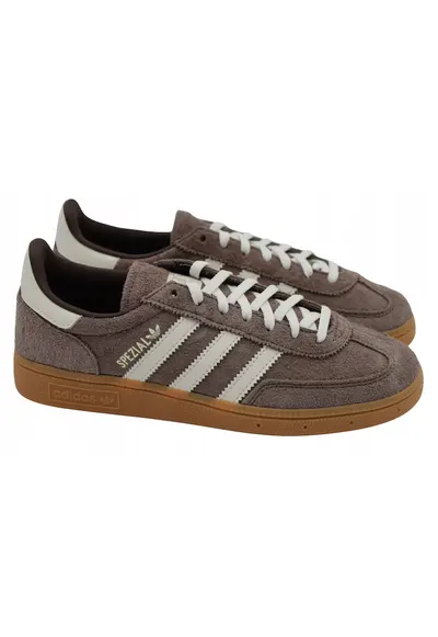 Pantofi Dama - Handball Spezial IF6490 - Piele Intoarsa Suede - Stil Retro Anii 70 - Talpa Aderenta Maxima - Confort Zilnic - Maro