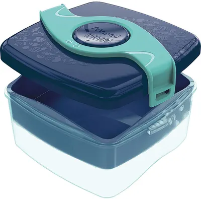 Cutie pentru mâncare Maped Origin - Albastru-verde, 1000 ml