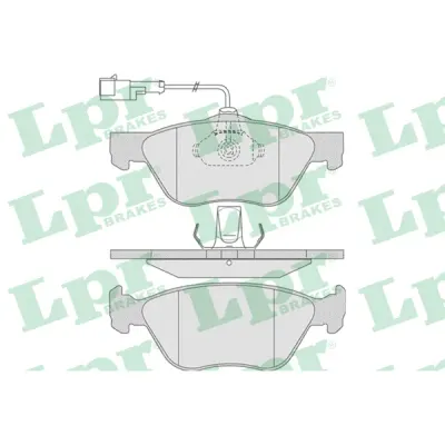 Set placute frana, frana disc LPR 05P720