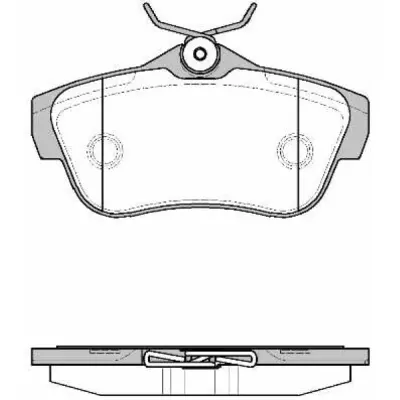 Set placute frana, frana disc REMSA 1299.00