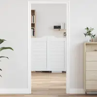 vidaXL Uși oscilante 80 x 40 cm Lemn masiv de pin Alb