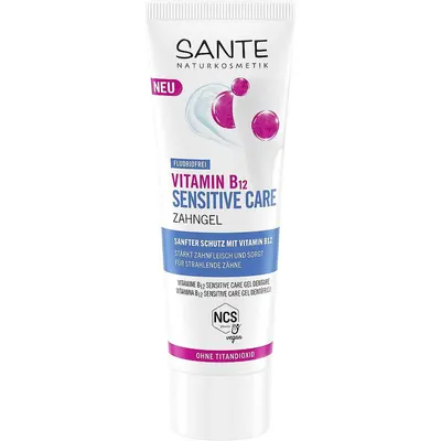 Gel de Dinti cu Vitamina B12 fara Fluor Sensitive Care 75g