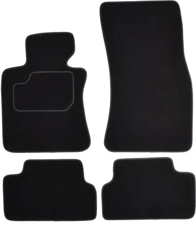 Covorase auto (set, velur, 4 bucati, culoare negru, up to 2007) BMW 6 (E63) intre 2003-2010