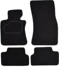 Covorase auto (set, velur, 4 bucati, culoare negru, up to 2007) BMW 6 (E63) intre 2003-2010