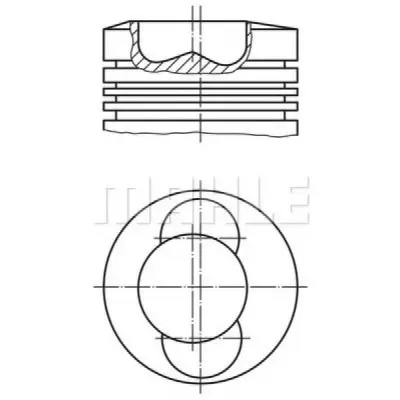 Piston Mahle Original 099 33 02