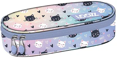 Penar școlar Loozz Happy Cats - 1 fermoar