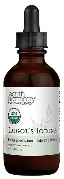Lugol's Iodine, picături, 59.2 ml, Earth Harmony