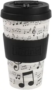 Pahar cu capac I-Total Music - 435 ml