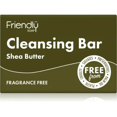 Friendly Soap Cleansing Bar Shea Butter săpun natural faciale 95 g
