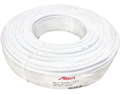Cablu electric MYYM 3x1.5mm2 100m alb