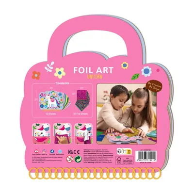 Set arta cu folie - Unicorn