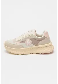 Pantofi sport cu model colorblock Lynn - Roz pal/Crem