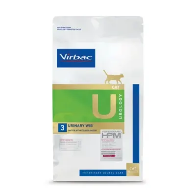 Hrana dietetica pentru pisici Virbac HPM U3 Urinary 3 kg