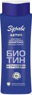 Zdrave Active Șampon cu biotină și proteine, 390 ml