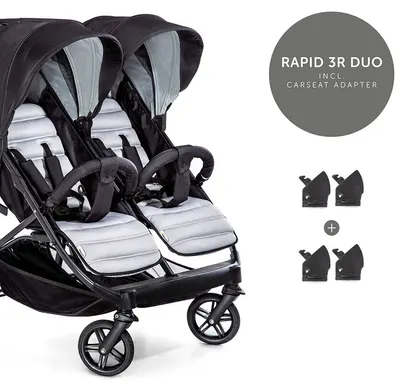 Carucior pentru gemeni Hauck - Rapid 3R Duo
