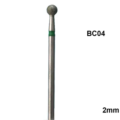 Bit Freza Unghii Cuticula Tip Bila 2mm Verde - BC04