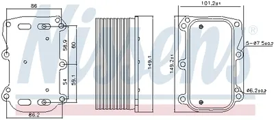 Radiator ulei termoflot potrivit MERCEDES A (W176), A (W177), AMG GT (C190), AMG GT (X290), C (A205), C (C205), C T-MODEL (S205), C (W205), CLA (C117), CLA (C118), CLA SHOOTING BRAKE (X117) 2.0-4.0H 0