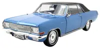Model de colecție WHITE BOX Modern: Automobile - Opel Diplomat A V8 Coupé, metallic-blue/black, 1965