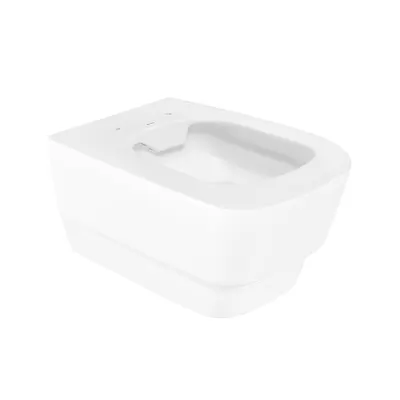 Vas WC suspendat rimless Celesta Gemma 53 x 35 5 cm ceramica alb mat