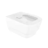 Vas WC suspendat rimless Celesta Gemma 53 x 35 5 cm ceramica alb mat