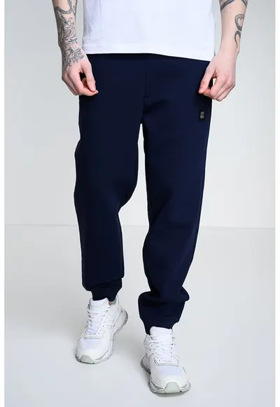 Pantaloni relaxed fit de trening Dimacs - Bleumarin