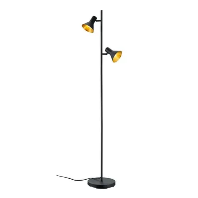 Lampadar negru cu abajur din metal (înălțime 144 cm) Nina – Reality